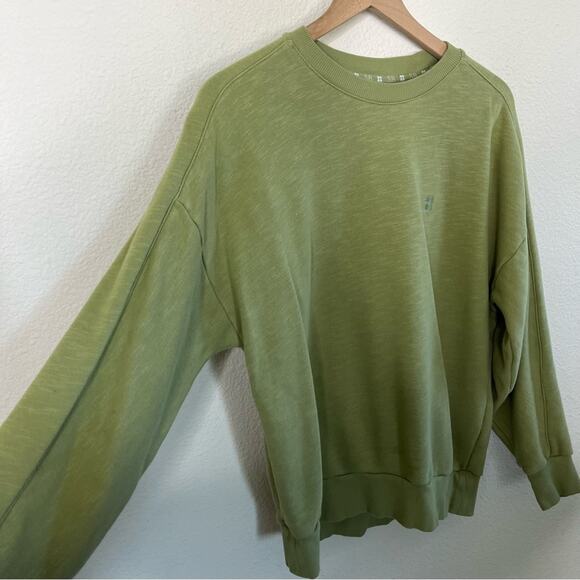 Sweaty Betty Crewneck Sweater Fern Green Oversized Womens Size S - Picture 5 of 9